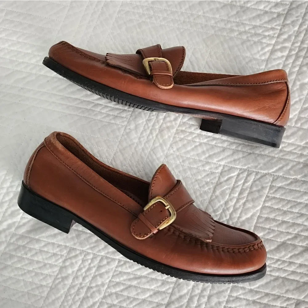 David Taylor leather loafers